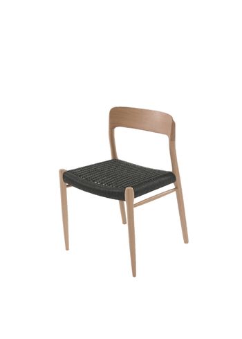 J. L. Møllers Møbelfabrik - Dining chair - Model 75 / By Niels Otto Møller - Oak / Black Rope