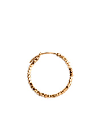 Jane Kønig - Earring - Small Bead Creol - Gold