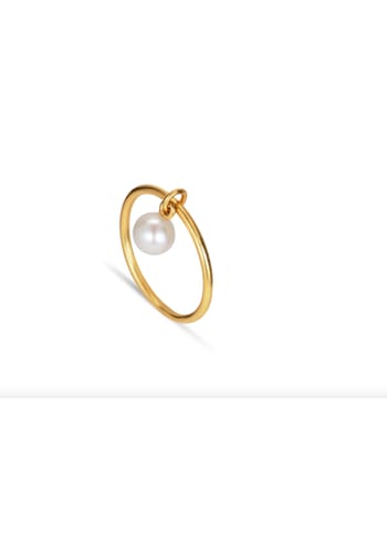 Jane Kønig - Ring - Row Pearl Ring - Gold