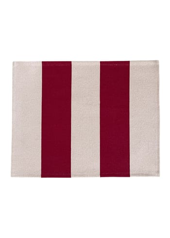 Jou Quilts - Tapis de sol - Jou Placemat - Pudder/red pear