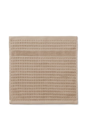 JUNA - Serviette de toilette - Check Face Cloth - Sand