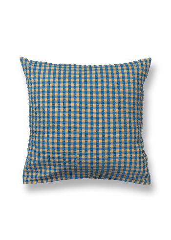 JUNA - Ložní prádlo - Bæk&Bølge Pillowcase - Blue/Ochre