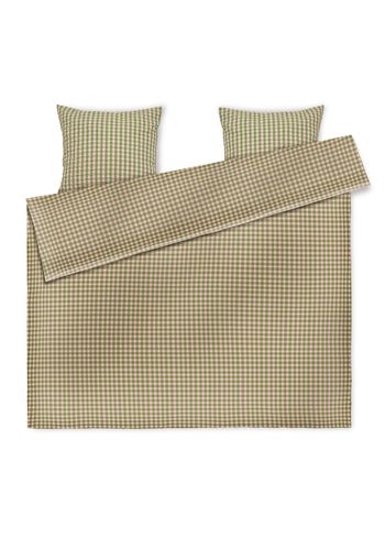 JUNA - Accappatoio per bambini - Bæk&Bølge Linens - Green/Soft Pink - Double