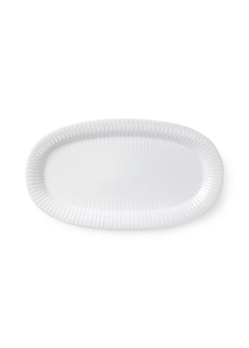 Kähler - Serving platter - Hammershøi Oval Serving Dish - White