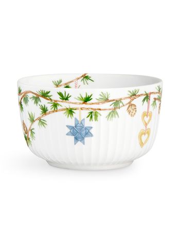 Kähler - Skål - Hammershøi Christmas Bowl - White Decoration - Ø12