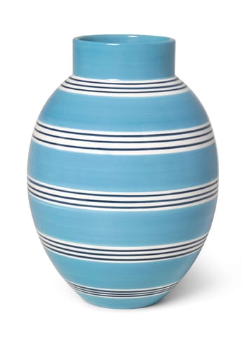 Kähler - Vas - Omaggio nuovo vase - Mellem blå - 30 cm