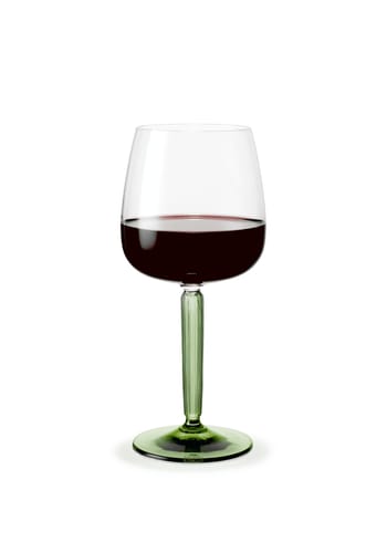 Kähler - Verre à vin - Hammershøi Red Wine Glass - Green - 2 pcs.
