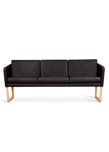 Kai Kristiansen & Friends - Couch - KK7 af Kai Kristiansen - 3-seater - Optimo Black