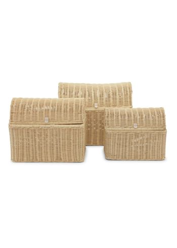 KAS Kopenhagen - Child storage box - Raffia basket - Sand