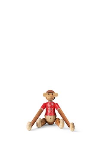 Kay Bojesen Denmark - Figur - Monkey x DBU - Men's 2024 mini teak/limba