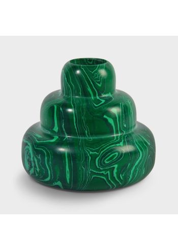 &klevering - Candeliere - Candle Holder Stone - Malachite Green