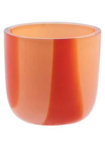 Kodanska - Coquetiers - Flow Egg Cup - Pink W. Red Stripes