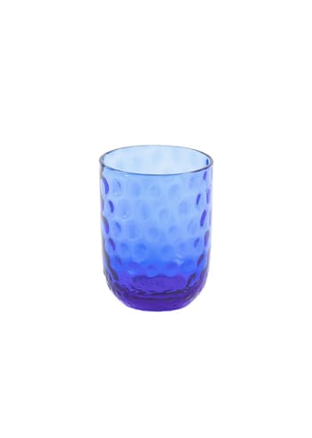 Kodanska - Glass - Danish Summer Tumbler Small Drops - Blue