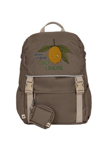 Konges Sløjd - Dětská školní taška - CLOVER SCHOOLBAG - LEMON