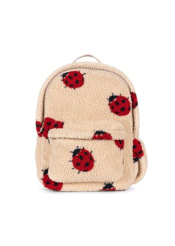 Konges Sløjd - Børne taske - Jody Teddy Backpack - LADYBUG SAND