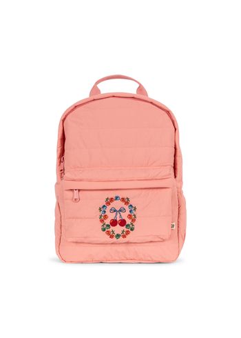 Konges Sløjd - Children's bag - Juno Quilted backpack midi - STRAWBERRY ICE