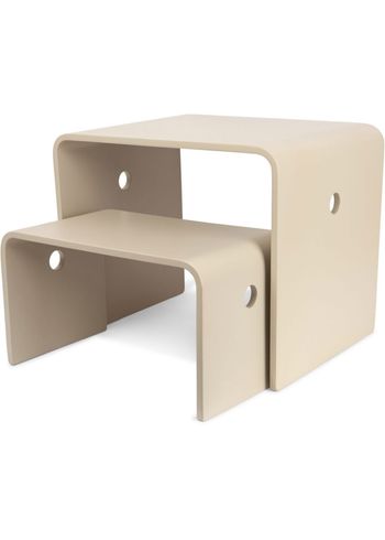 Konges Sløjd - Tavolo per bambini - Step Table And Bench FSC - Beige Grey