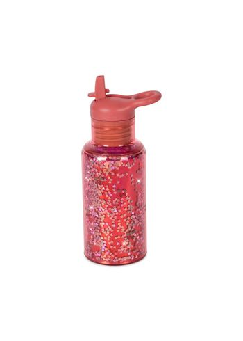 Konges Sløjd - Detská fľaša na pitie - Glitter Bottle - CHERRY