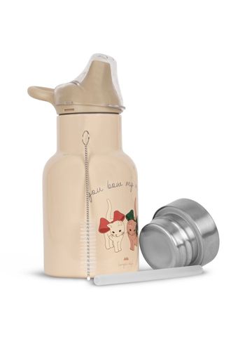 Konges Sløjd - Kinderdrinkfles - Thermo Bottle Petit - Bow Kitty