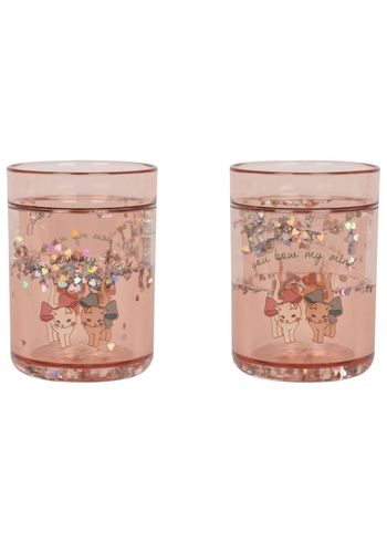 Konges Sløjd - Coupe pour enfants - 2 Pack Glitter Cups - Bow Kitty