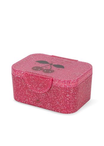 Konges Sløjd - Børnemadkasse - Lunch Box Glitter - CHERRY GLITTER