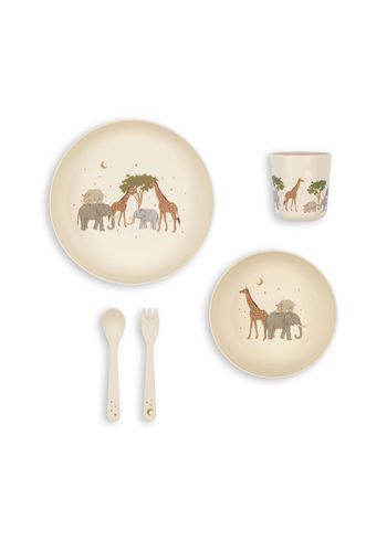 Konges Sløjd - Vaisselle pour enfants - Pla Dinner set - SAFARI