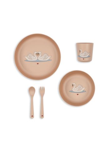 Konges Sløjd - Stoviglie per bambini - Pla Dinner set - SWAN