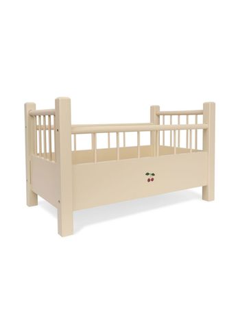 Konges Sløjd - Puppen-Zubehör - Doll Bed Wood FSC - Ecru