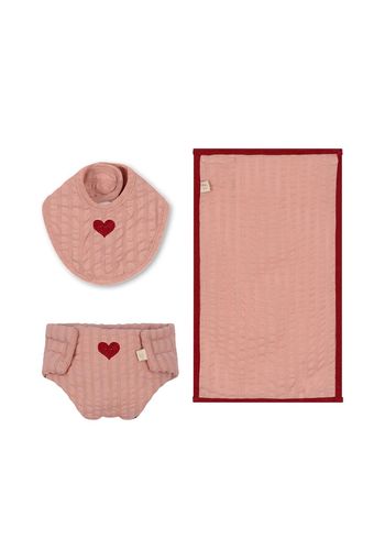 Konges Sløjd - Příslušenství pro panenky - Doll Nursery Set - MELLOW ROSE