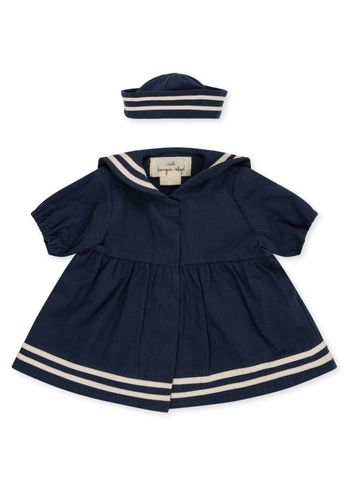 Konges Sløjd - Nukketarvikkeet - Doll Sailor Dress - Dress Blues