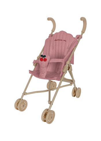 Konges Sløjd - Dukketilbehør - Lulu Doll Stroller - Cherry