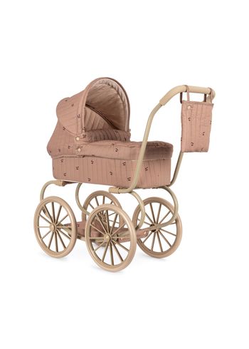 Konges Sløjd - Tillbehör till dockor - Minnie Doll Pram - Cherry Blush