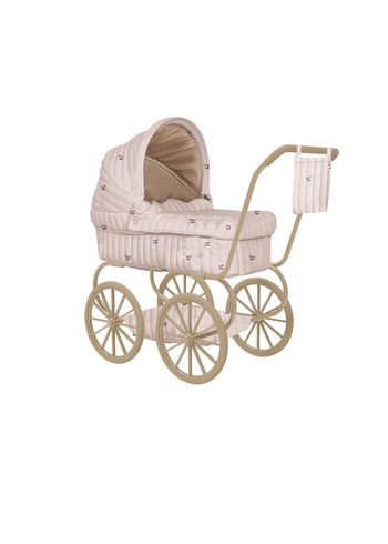 Konges Sløjd - Akcesoria dla lalek - Minnie Doll Pram - Cherry Blush