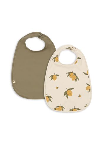 Konges Sløjd - Bib - 2 pack dinner bib - SWEET AND SOUR/ALOE