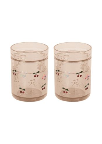 Konges Sløjd - Cup - 2 Pack Glitter Cups - Cherry