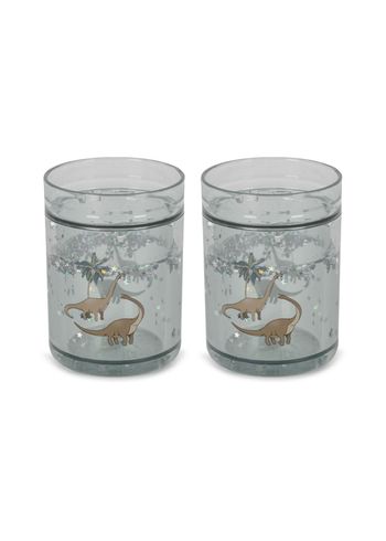 Konges Sløjd - Cup - 2 Pack Glitter Cups - Dino