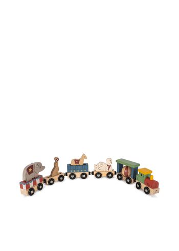 Konges Sløjd - Giocattoli - Wooden Animal Train - MULTI