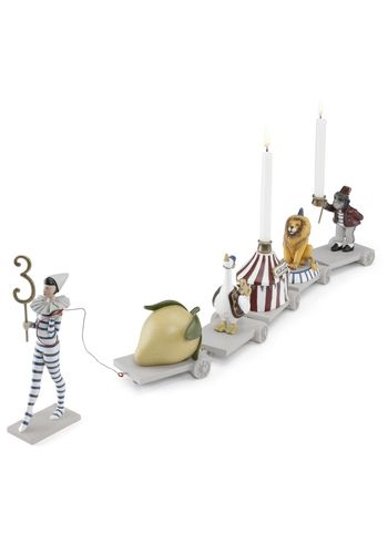 Konges Sløjd - Candle Holder - BIRTHDAY TRAIN - MULTI