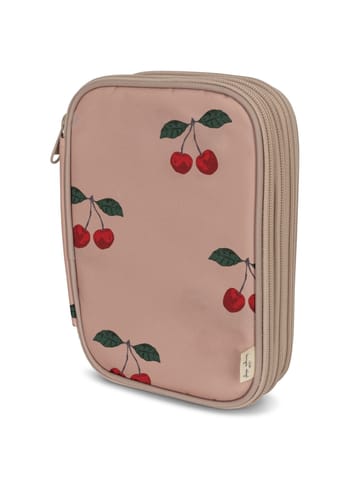 Konges Sløjd - Federtasche - CLOVER MAXI PENCIL CASE - MA GRANDE CERISE MAHOGANY