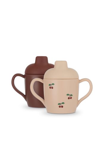 Konges Sløjd - Kubek z wylewką - Sippy Cup 2 Pack - Cherry