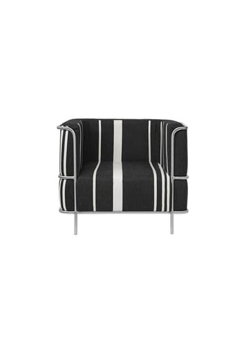 Kristina Dam - Lounge stoel - Modernist Lounge Chair - Black - Gabriel Savak Textile