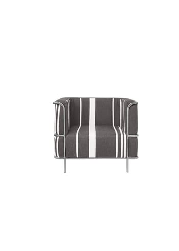 Kristina Dam - Poltrona - Modernist Lounge Chair - Gabriel Savak Textile – Grey