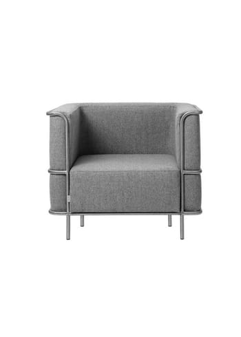 Kristina Dam - Armchair - Modernist Lounge Chair - Wool - Light Grey