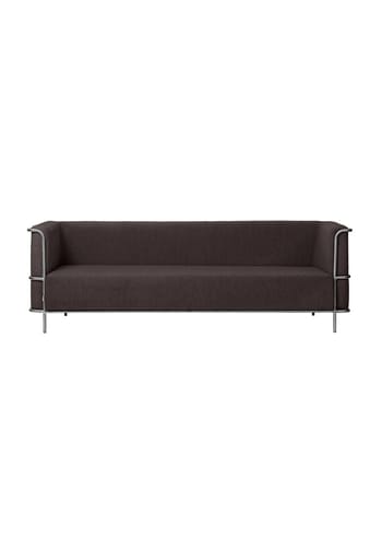 Kristina Dam Studio - Couch - Modernist Sofa 3-Seater - Chokolate brown - Bouclé