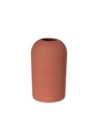 Kristina Dam Studio - Wazon - Dome Vase - Medium - Terracotta
