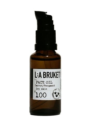 L:A Bruket - Óleo facial - No. 100 Face Oil Carrot/Bergamot - No. 100 - Carrot/Bergamot - 30 ml