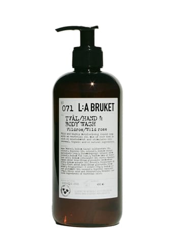 L:A Bruket - Saippua - Liquid soap - No. 071 - Vildrose