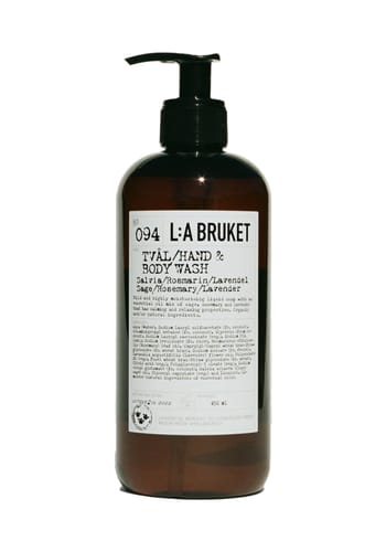 L:A Bruket - Saippua - Liquid soap - No. 094 - Salvie / Rosmarin / Lavendel