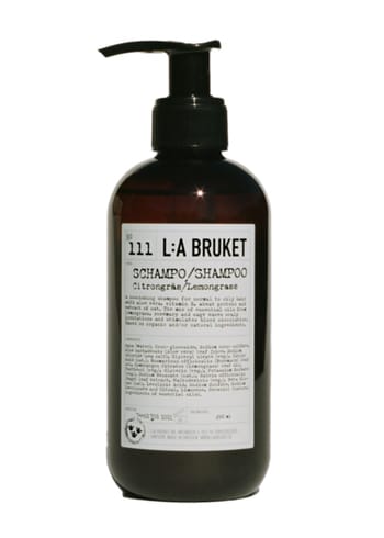 L:A Bruket - Shampoo - No. 111 Shampoo Lemongrass - No. 111 - Citrongræs - 250 ml