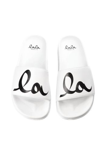 LALA Berlin - Sandaalit - Beach Slider Bilbao - White / Black